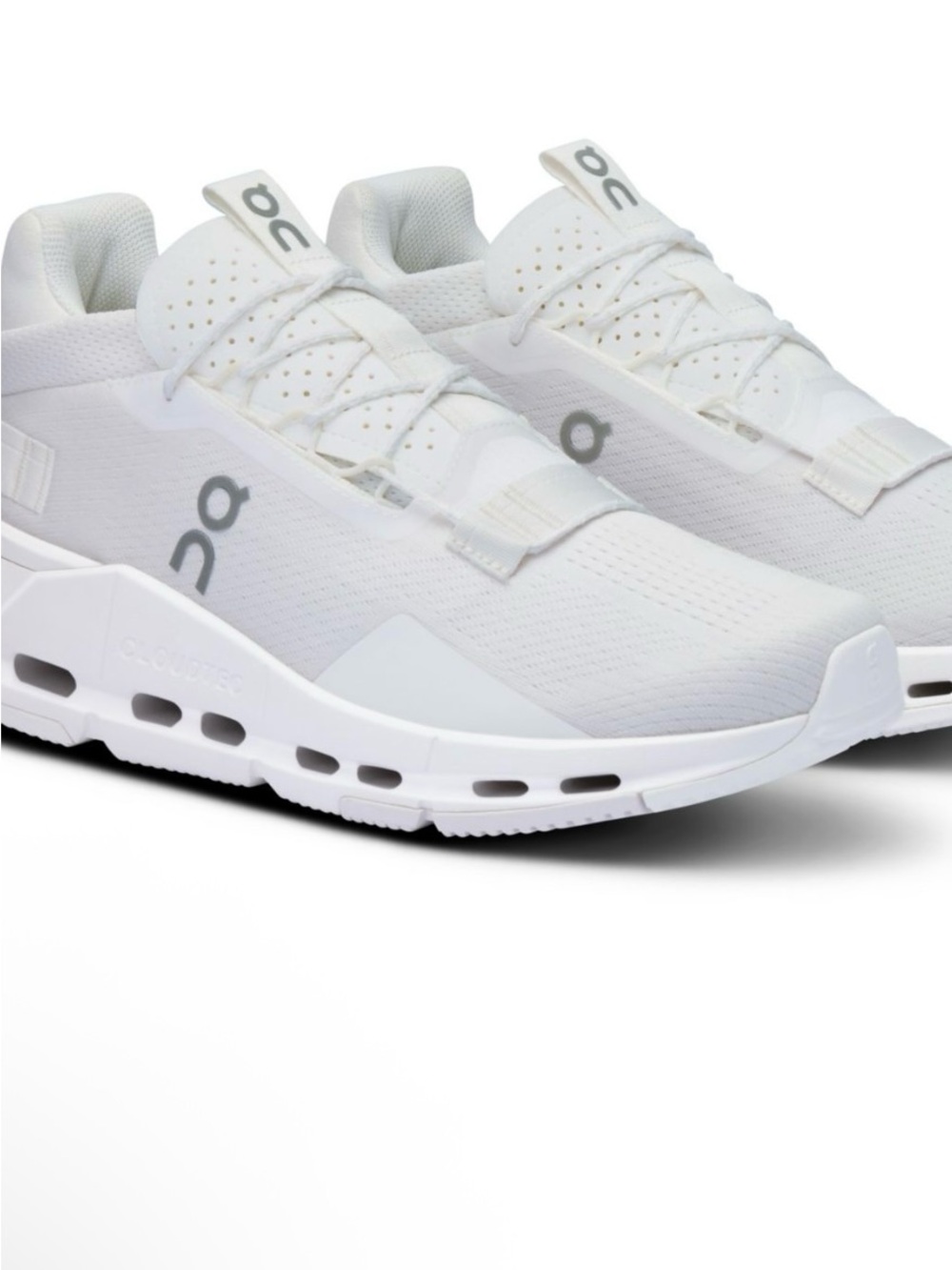 Cloudnova On Running White Cream Women's Running Sneakers